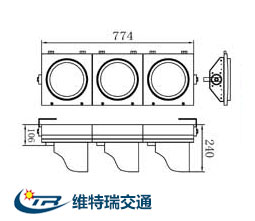 三联指示信号灯